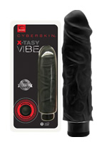 CyberSkin X-Tasy Vibrator - black