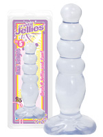 Crystal Jellies Dildo Anal Delight - Farbe wei