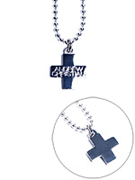Cross Necklace - Silber
