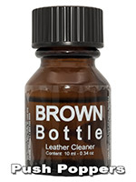 BROWN BOTTLE LEATHER CLEANER