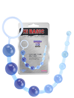 Hi-Basic Sassy Anal Beads - Blue