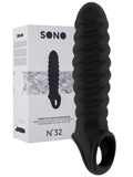 Stretchy Penis Extension Black - SONO No.32